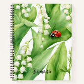 Lily van de Vally Lady Bug Theme Notitieboek Spira (Voorkant)