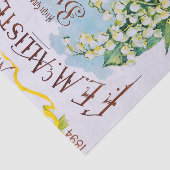 Lily van het Antiek drukpapier van de Valley Tissuepapier (Detail)