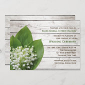 Lily van het bord van de uitnodigingsschuur van he kaart (Voorkant / Achterkant)