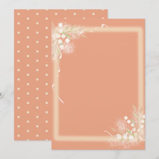 Lily van het drukproefpapier (Voorkant / Achterkant)