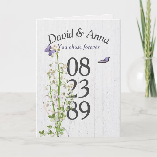 Lily van het Jubileum Valley Kaart (Voorkant)