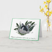 Lily van het kat van de vallei kaart (Gele Bloem)