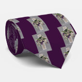 Lily van het paaskruis van de vallei stropdas (Opgerold)