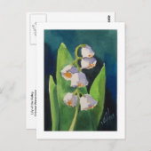 Lily van het Valley Briefkaart (Voorkant / Achterkant)
