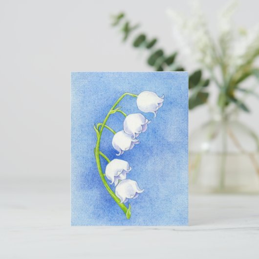 Lily van het Valley Briefkaart (Staand voorkant)