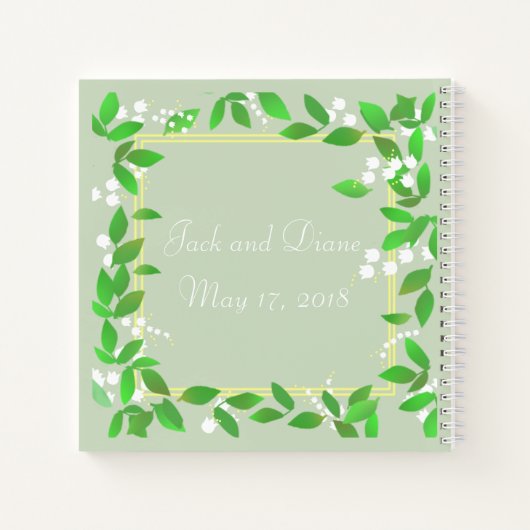 Lily van het Valley Notitieboek (Achterkant)