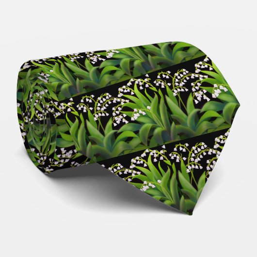Lily van het Valley Stropdas (Opgerold)