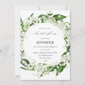 Lily van het Vrijgezellenfeest van de Valley White Kaart (Voorkant)