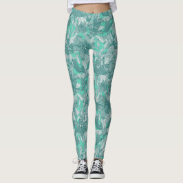 Lily Veridian Green Leggings