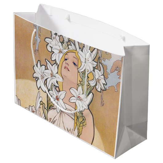 Lily (Vier bloemen), Alphonse Mucha Groot Cadeauzakje (Achterkant Gekanteld)