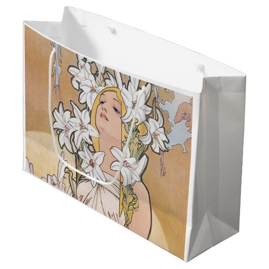 Lily (Vier bloemen), Alphonse Mucha Groot Cadeauzakje (Voorkant Gekanteld)