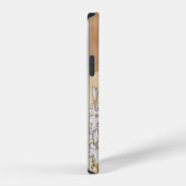 Lily (Vier bloemen), Alphonse Mucha iPhone Hoesje (Rechterkant)
