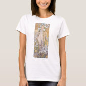 Lily (Vier bloemen), Alphonse Mucha T-shirt (Voorkant)