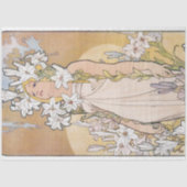 Lily (Vier bloemen), Alphonse Mucha Tissuepapier (Voorkant)