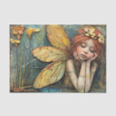 LILY VIJVER FEE MEISJE DECOUPAGE TISSUEPAPIER (Voorkant)