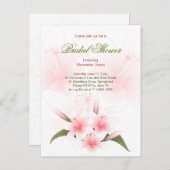 Lily Vrijgezellenfeest Uitnodiging (Voorkant / Achterkant)