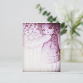 Lily was een klein meisje briefkaart (Staand voorkant)