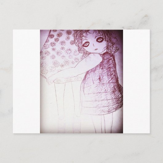 Lily was een klein meisje briefkaart (Voorkant)