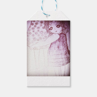 Lily was een klein meisje cadeaulabel