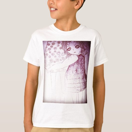 Lily was een klein meisje t-shirt (Voorkant)
