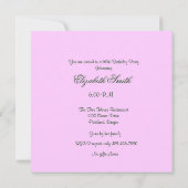 Lily Waterverf 60th Birthday Party Invitation Kaart (Achterkant)