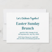 Lily Waterverf & Pasteleieren met konijn in mand Kaart (Achterkant)