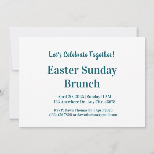 Lily Waterverf & Pasteleieren met konijn in mand Kaart (Achterkant)