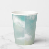 Lily Waterverf & Pasteleieren met konijn in mand Papieren Bekers (Rechts)