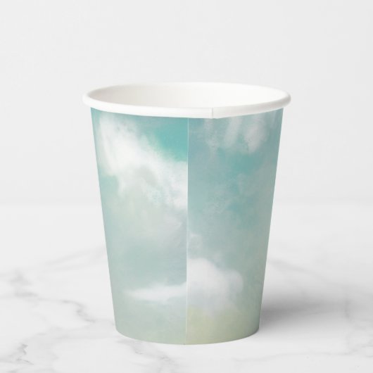 Lily Waterverf & Pasteleieren met konijn in mand Papieren Bekers (Rechts)