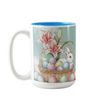 Lily Waterverf & Pasteleieren met konijn in mand