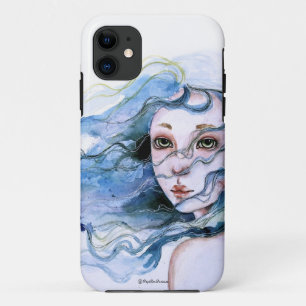 "Lily" Waterverf portret iPhone 5 hoesje