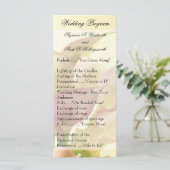 Lily Wedding Programma's, Bloemen, Bloemen, Lente Programmakaart (Staand voorkant)