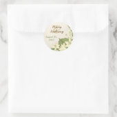 lily wedding sticker (Tas)