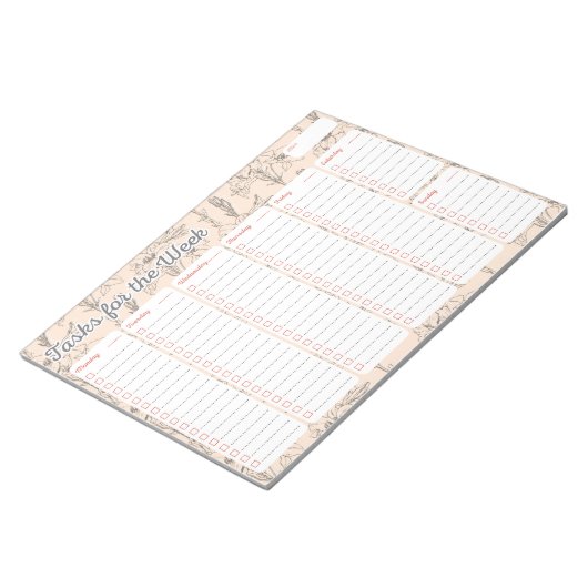 Lily Weekly Planner Notitieblok (Schuin)