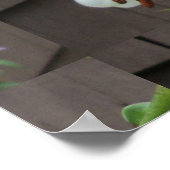 Lily White Paars House Plant Poster (Hoek)