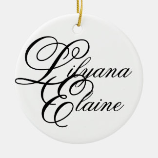 Lilyana Elaine Keramisch Ornament