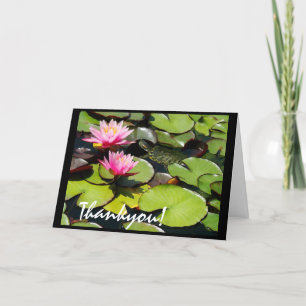 Lilypad Turtle Thankyou Card Bedankkaart
