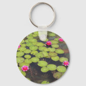 Lilypads en waterlilies sleutelhanger (Voorkant)