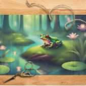 Lilypads Moonlit Sprookje Kikker Decoupage Tissuepapier