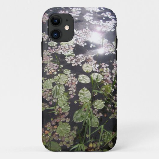 Lilypads op zonovergoten Lake Foto Case-Mate iPhone Case (Achterkant)