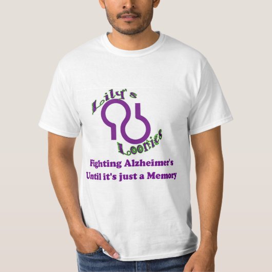 Lily's Loonies Alzheimer's Team Shirt (Voorkant)