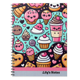 Lily's Notes Schattigee desserts Notitieboek