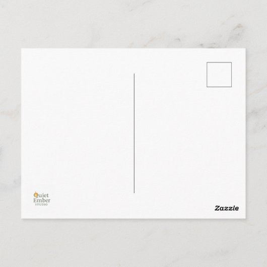 Lilyshade Silence  Briefkaart (Achterkant)