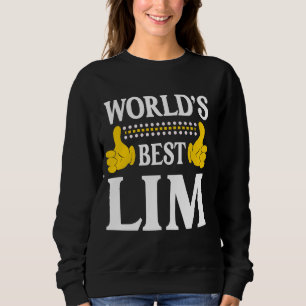Lim achternaam Funny Team Familie Achternaam World Trui