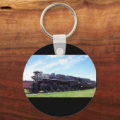 Lima-Baldwin Locomotive Nickel Bord Railroad #757 Sleutelhanger (Voorkant)