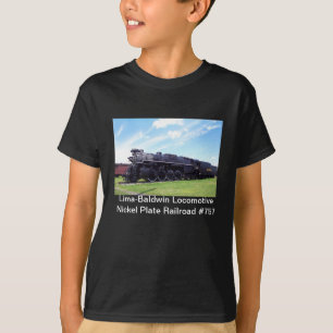 Lima-Baldwin Locomotive Nickel Bord Railroad #757 T-shirt