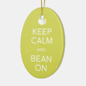 LIMA Bean "Keep Calm" Ornament (Links)