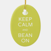 LIMA Bean "Keep Calm" Ornament (Voorkant)