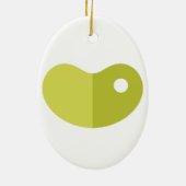 LIMA Bean "Keep Calm" Ornament (Achterkant)