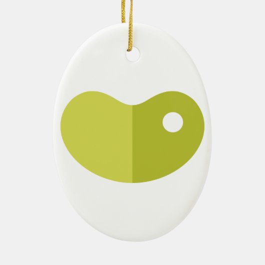LIMA Bean "Keep Calm" Ornament (Achterkant)